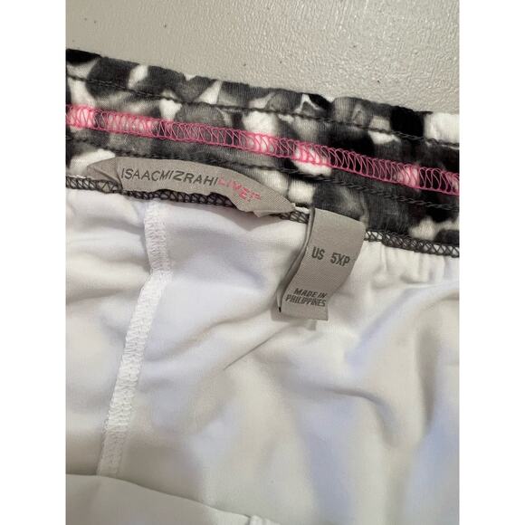 Isaac Mizrahi Soho Petite Quilted Knit Jacquard Skort PITCH BLACK NWOT SIZE 5XP - Picture 5 of 10